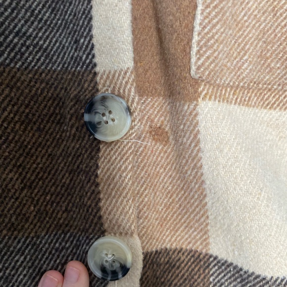 Plaid Button-Up Jacket - Picture 3 of 3